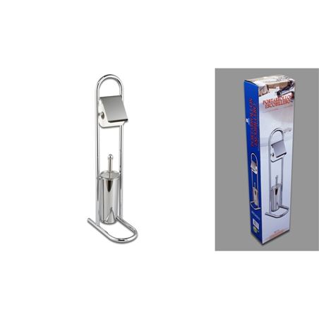 PORTARROLLO ESCOBILLERO METAL - 07885