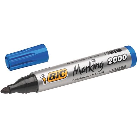 ROTULADOR MARCADOR BIC MARKING 2000 ECO - COLOR AZUL - PUNTA 4.9MM - 8209143