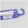 BARRA EXTENSIBLE BAÑO ALUMINIO 22MM 110-200 HBS - 5004790010-1