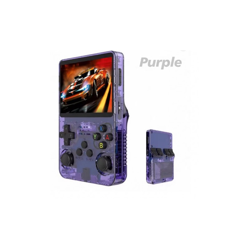CONSOLA PORTATIL RETRO R36S MORADO
