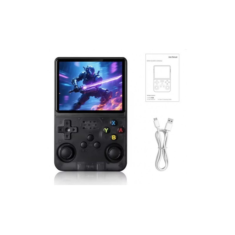CONSOLA PORTATIL RETRO R36S NEGRO