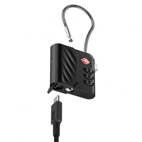 CANDADO CON LOCALIZADOR COMPATIBLE CON IPHONE Y ANDROID XTOR TSA