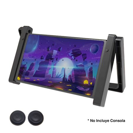 MINI SOPORTE PORTÁTIL AJUSTABLE + GRIPS NINTENDO SWITCH - 56740