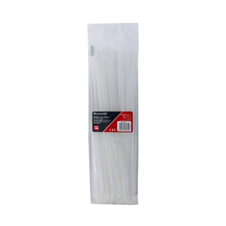 PACK 100 BRIDAS NYLON 300X3.6MM COLOR BLANCO - 08079