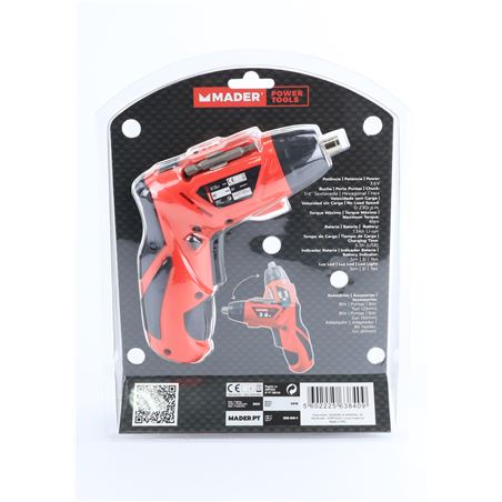 ATORNILLADOR A BATERIA 3.6V 1300MAH MADER - 63840-3