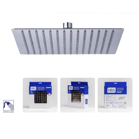 PLAFÓN DE DUCHA CUADRADA CROMADA HBS - 5006781007