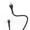 CABLE NB213 CARGA RAPIDA 2A TIPO C A USB | 1 METRO | NEGRO - XONB213TCBK