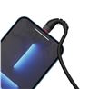 CABLE NB213 CARGA RAPIDA 2A TIPO C A USB | 1 METRO | NEGRO - XONB213TCBK-1