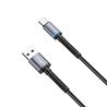 CABLE NB215 LIGHT CARGA RAPIDA 2A TIPO C A USB | 1 METRO | NEGRO - XONB215TC