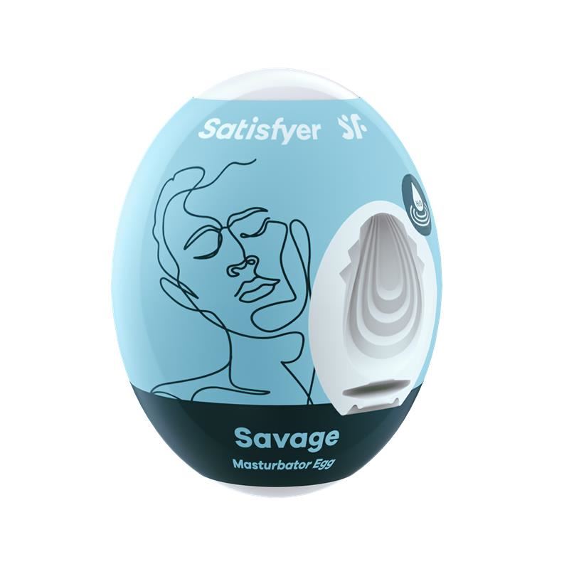 HUEVO MASTURBADOR SAVAGE HYDRO ACTIVE SATISFYER - 4049369043415