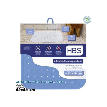 ALFOMBRA GOMA NATURAL - 700G AZUL HBS - 5014795001