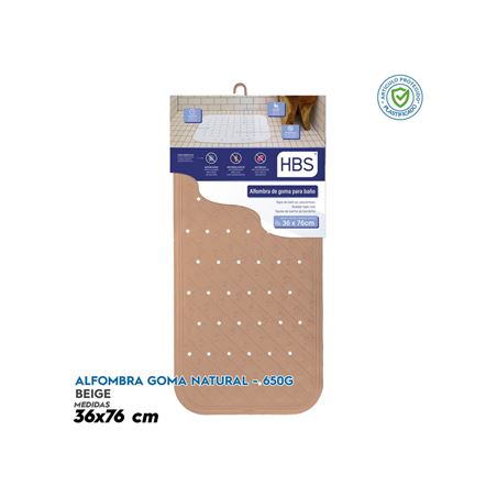 ALFOMBRA GOMA NATURAL - 650G BEIGE HBS - 5014793003