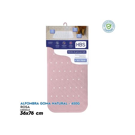 ALFOMBRA GOMA NATURAL - 650G ROSA HBS - 5014793002