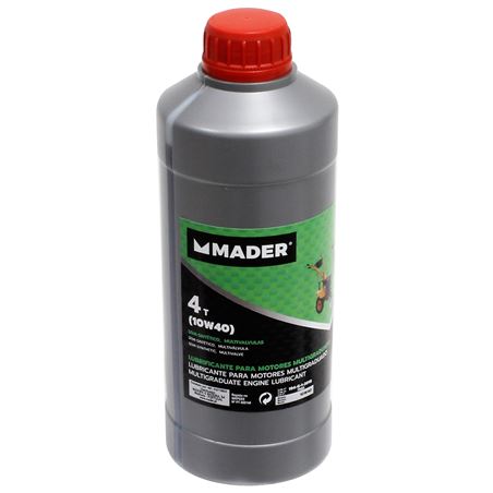 LUBRICANTE SINTÉTICO 4T 10W40. 1L MADER - 25203