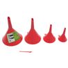 JUEGO 4 PCS EMBUDOS PLASTICO SAURIUM - 48772