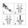 REMACHADORA TUERCAS 360 MM 7PCS MADER - 61294-8