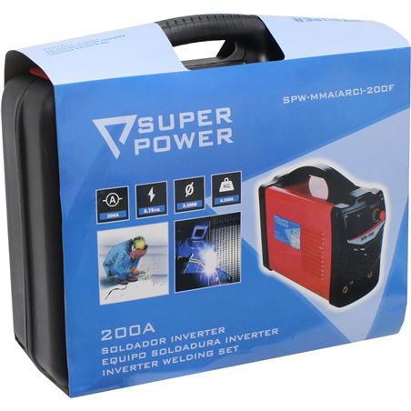 SOLDADOR INVERTER ELECTRODOS 200 AMP MADER - 73210-8