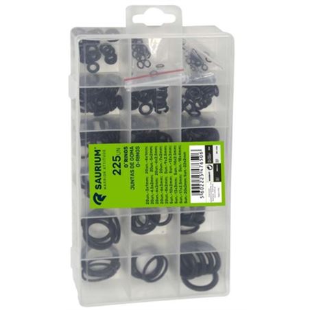 JUEGO 225 PCS JUNTAS DE GOMA SAURIUM - 47650