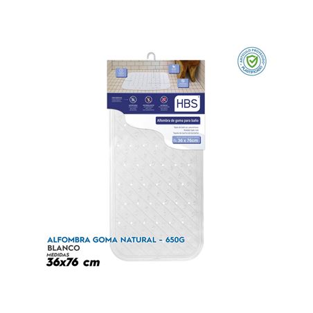 ALFOMBRA GOMA NATURAL - 650G BLANCO HBS - 5014793000