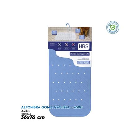 ALFOMBRA GOMA NATURAL - 650G AZUL HBS - 5014793001