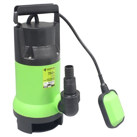 BOMBA SUMERGIBLE AGUAS SUCIAS 750W SAURIUM - 48580