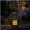 FAROL SOLAR LED REDONDO EXTERIOR MARRON 3000K - 09717-2