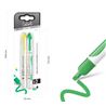 PACK 2 MARCADORES FLUORESCENTE 4MM AMARILLO, VERDE CASTERLI - 18019