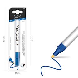 MARCADOR PERMANENTE 3MM COLOR AZUL CASTERLI - 10006