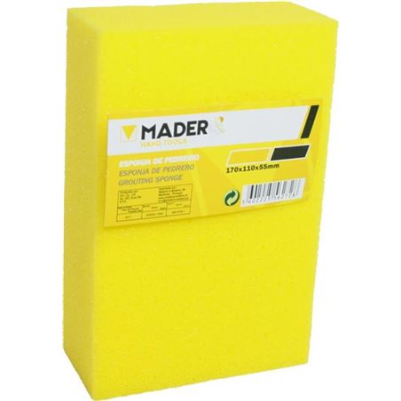 ESPONJA ALBAÑIL PARA OBRA 170X110x55mm. MADER - 56272