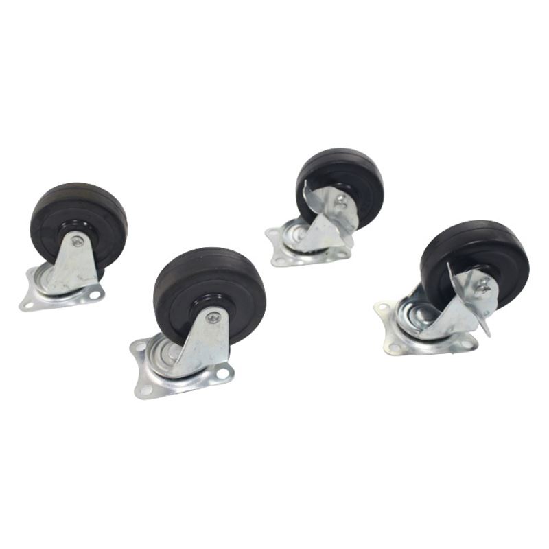 RUEDA GOMA GIRATORIA 75MM, 50KG SAURIUM - 48779