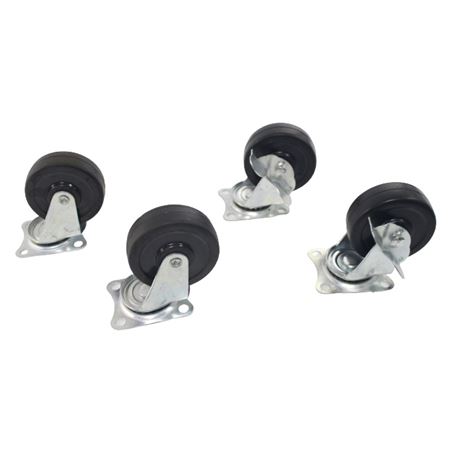 RUEDA GOMA GIRATORIA 75MM, 50KG SAURIUM - 48779