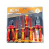 JUEGO 7 PCS HERRAMIENTAS AISLADAS 1000V. BLIM - BL0270