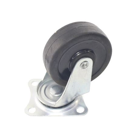 RUEDA GOMA GIRATORIA 75MM, 50KG SAURIUM - 48779-3