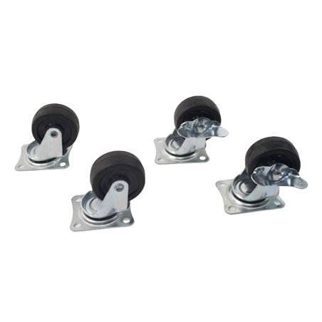 RUEDA GOMA GIRATORIA 50MM, 35KG SAURIUM - 48778-1