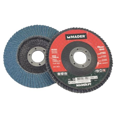 DISCO LAMINADO ZIRCONIO 115MM GRANO 40 MADER - 63240