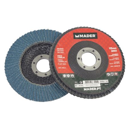 DISCO LAMINADO ZIRCONIO 115MM GRANO 60 MADER - 63241