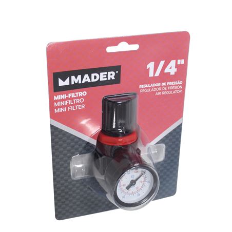 MINI FILTRO REGULADOR DE PRESIÓN, 1/4", RP182 MADER - 35053