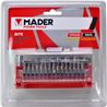 JUEGO VASOS Y PUNTAS 40PCS CRV MADER - 63069