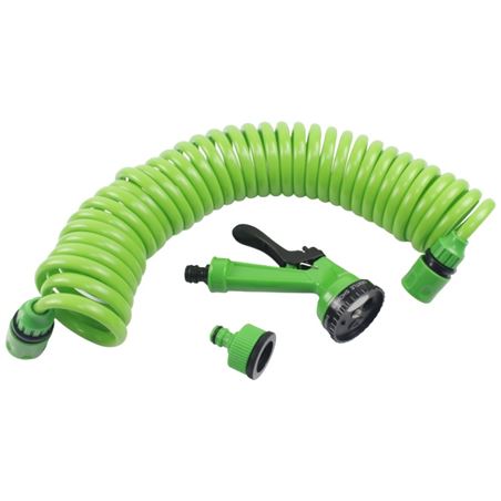 MANGUERA JARDIN ESPIRAL 7,5 Mtrs. SAURIUM - 48516