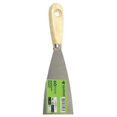 ESPATULA MANGO MADERA FLEXIBLE 60MM SAURIUM - 31593