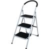 ESCALERA DOMESTICA EN ACERO Y GOMA 3P. MADER - 10071