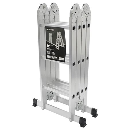 ESCALERA ALUMINIO ARTICULADA 3X4 MADER - 10085-1