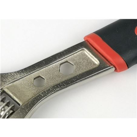 LLAVE INGLESA AJUSTABLE 10" MANGO GOMA MADER - 61191-1