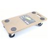 PLATAFORMA DE CARGA CON RUEDAS 58X30X12CM MADER - 65240
