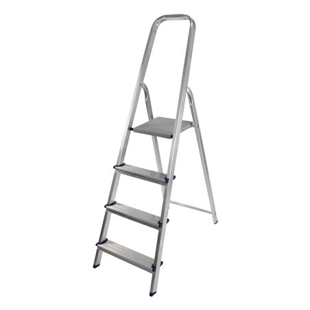ESCALERA ALUMINIO 4 PELDAÑOS MADER - 10056