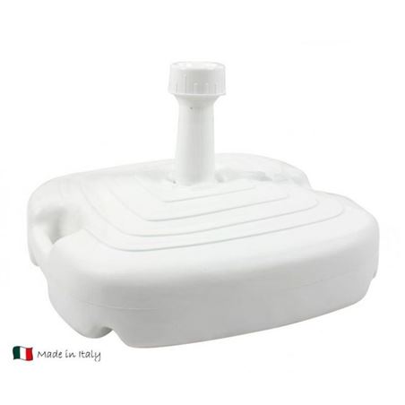 BASE SOMBRILLA CUADRADA BLANCA 45X45X27 CONTINENTAL - 4350242