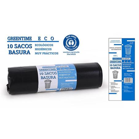 PACK 10 SACOS BASURA 100L 80X105 - 33080105150