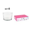 SET 6 VASOS CHIQUITO 240CC BODEGA - 20010S