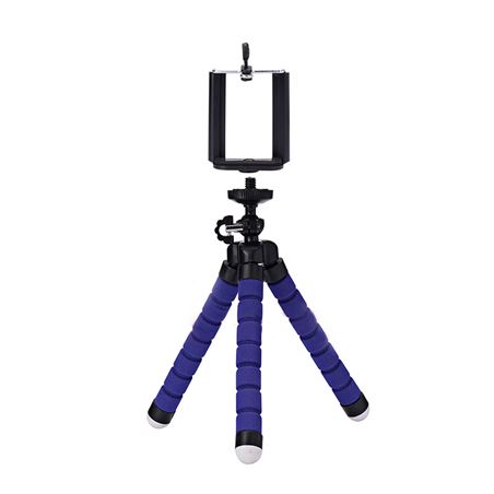 MINI TRÍPODE FLEXIBLE SMARTPHONE AZUL - 54495