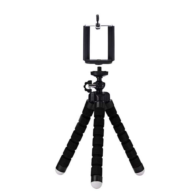 MINI TRÍPODE FLEXIBLE SMARTPHONE NEGRO - 54496